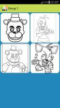 Five Nights Coloring Book FNAF截图5