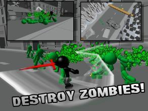 Stickman Killing Zombie 3D截圖5