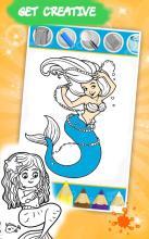 Mermaid Princess Coloring截图5