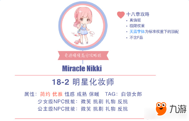 《奇迹暖暖》19-2少女级省钱搭配攻略