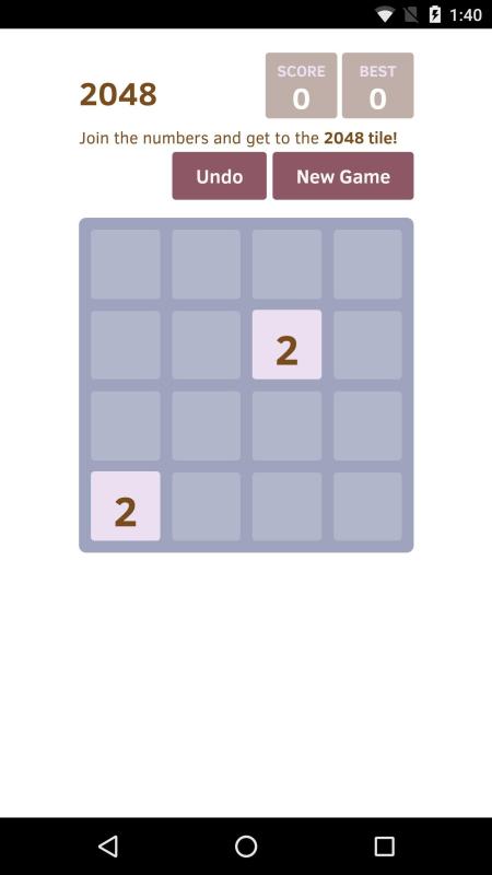 Classic 2048 puzzle game截图5