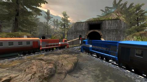 火车赛车游戏3D2播放器截图4