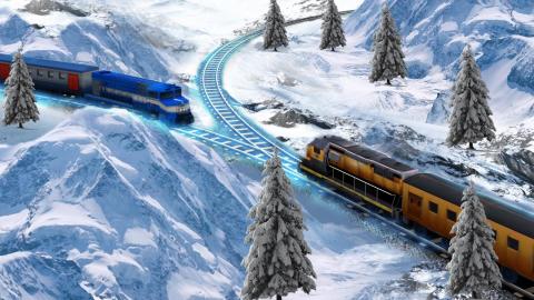 火车赛车游戏3D2播放器截图2