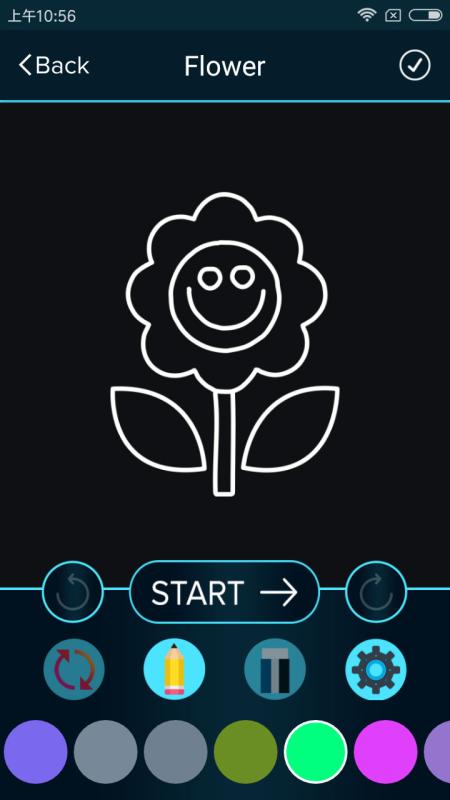 How to Draw Glow Flower截图3