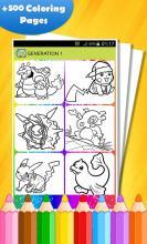 coloring pokem monsters game截图5