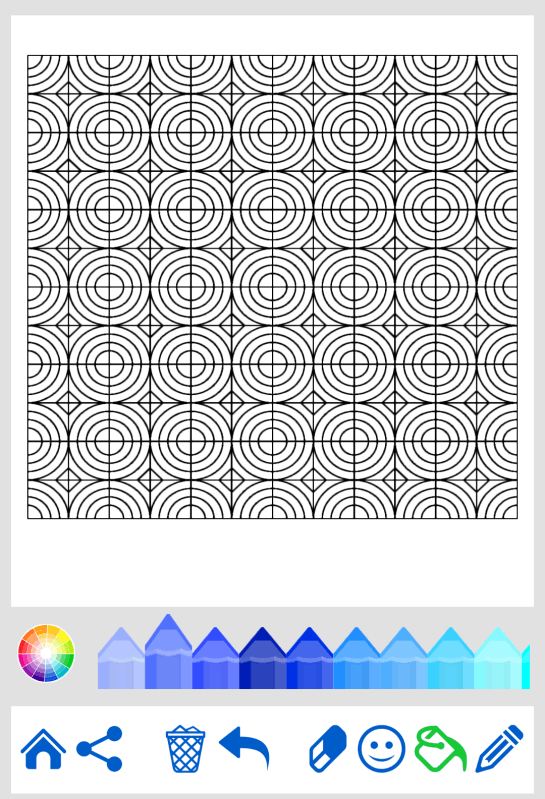 幾何著色頁(yè)截圖2