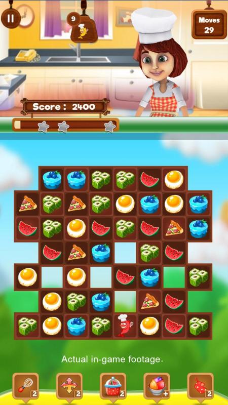 Chef Story: Free Match 3 Games截图5