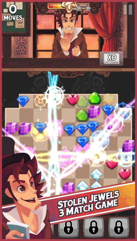Stolen Jewels: Match 3 Puzzle截图4