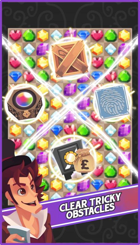 Stolen Jewels: Match 3 Puzzle截图3
