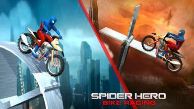 Spider Hero Bike Racing截图1