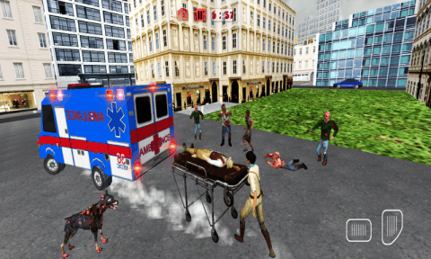 Ambulance Rescue Drive: Zombie截图4