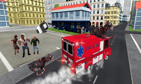 Ambulance Rescue Drive: Zombie截图1
