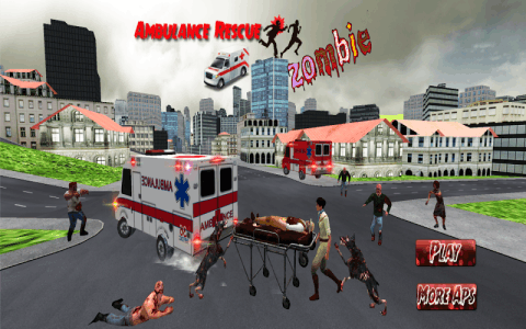 Ambulance Rescue Drive: Zombie截图