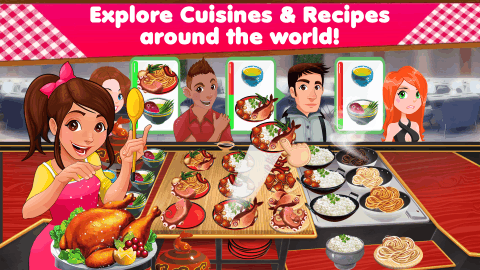 烹饪游戏餐厅食品和汉堡厨师截图1