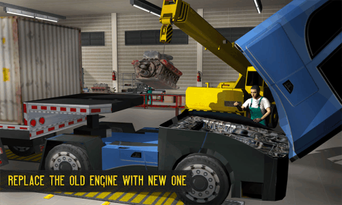 大 卡车 机械 车库 3D 模拟器 汽车 修理 店截图4