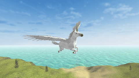 Flying Unicorn Simulator Free截图5