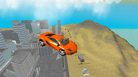 San Andreas Futuristic Car 3D截图2