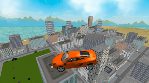 San Andreas Futuristic Car 3D截图