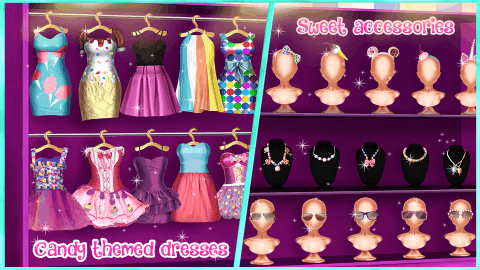 Candy Fashion Dress Up & Makeup Game截图4