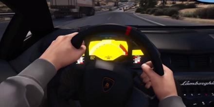 Veneno Driving Lamborghini 3D截圖5