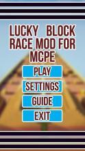 Lucky Block Race for MCPE NEW GUIDE截图1