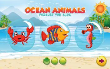 Puzzles for kids Ocean Animals截图5