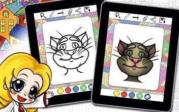 Coloring Book Famous Kitty Cats截图4