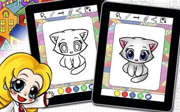 Coloring Book Famous Kitty Cats截图3