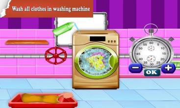 家洗衣服游戏：房间清洁截图4