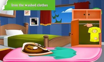 家洗衣服游戏：房间清洁截图3