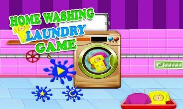 家洗衣服游戏：房间清洁截图1