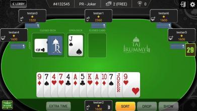 Taj Rummy - Free Rummy Games截圖1