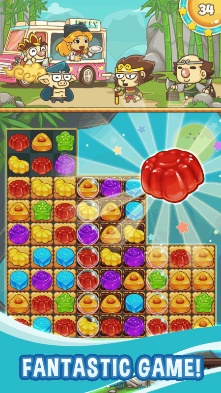 Jelly Sweet - Lollipop Crush match 3 Free Puzzle截图3