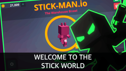 Stickman.io：仓库决斗 - 像素赛博朋克截图2
