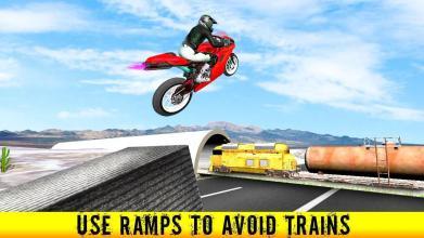 Highway Traffic Bike Stunts截图5