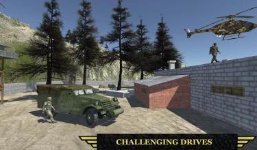 武装 卡车 驾驶 ： 军队 卡车 主动 游戏截图1