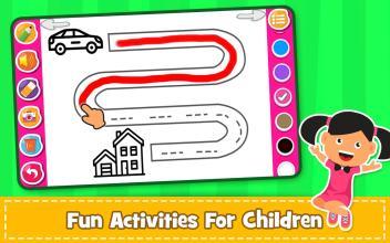 ABC PreSchool Kids Tracing & Phonics Learning Game截图1