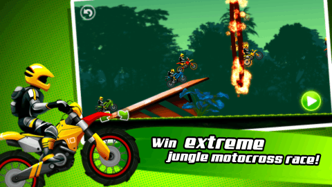 Jungle Motocross Kids Racing截图5