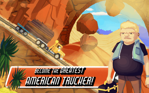 Truck Driving Race US Route 66截图5