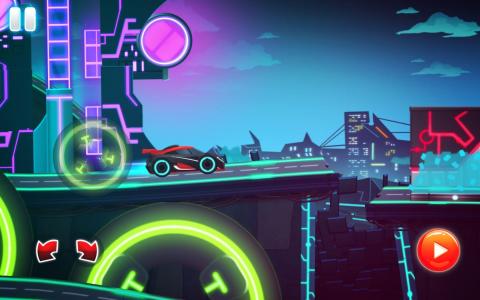 Car Games: Neon Rider Drives Sport Cars截图1
