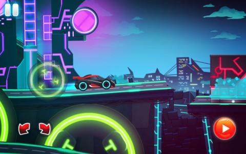 Car Games: Neon Rider Drives Sport Cars截圖1