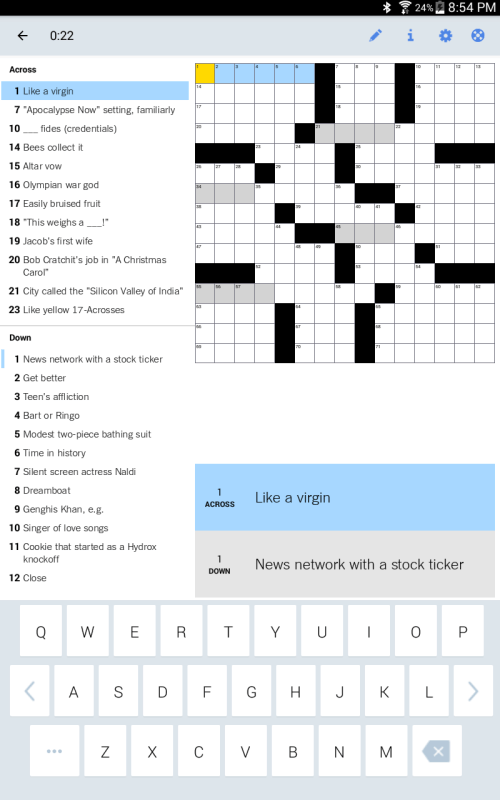 NYTimes - Crossword截图3