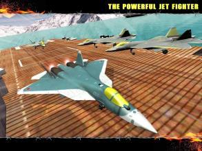 喷气式战斗机空袭 - 飞机空战3D截图1