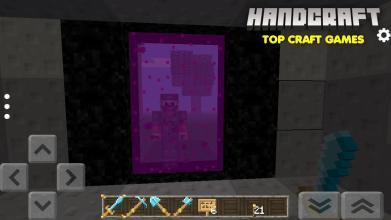 5D HandCraft PE Crafting Game With Nether Portal截图2