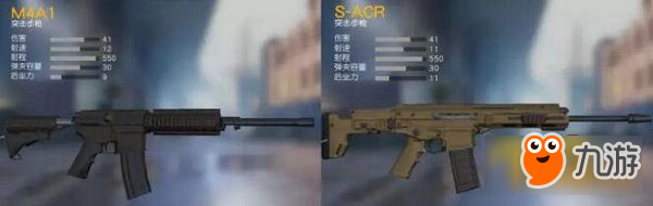 荒野行動S-ACR和M4A1哪個好 兩者對比分析