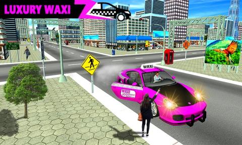 Pink Girl 4x4 Taxi Driver 3D截图5