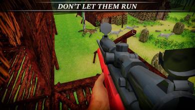 鹿 猎人 狙击兵 3D ： 自由 射击 游戏截图3