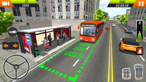 公共巴士运输模拟器2018年 - Public Bus Transport Simulator截图1