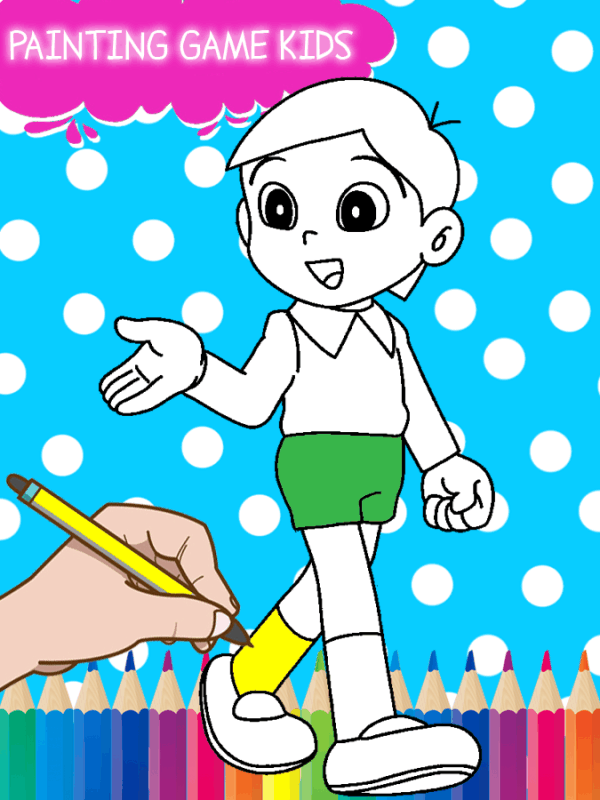 Nobita Super Heroes Coloring截图5