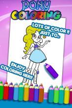 Pony Coloring Game截图1